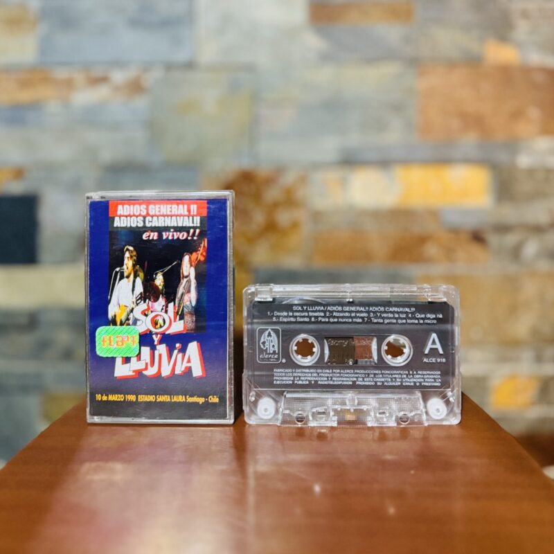 Sol Y Lluvia – Adiós General, Adiós Carnaval! En Vivo! (Ed. 1992 CHI)