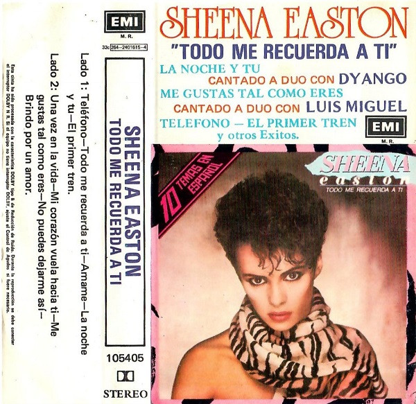 Sheena Easton ‎– Todo Me Recuerda A Ti (Ed. 1984 CHI)