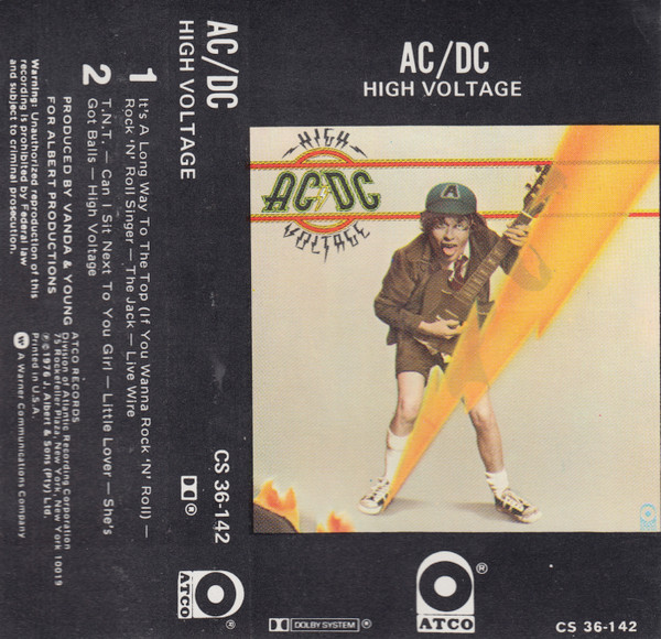 AC/DC – High Voltage (Ed. 1976 USA)