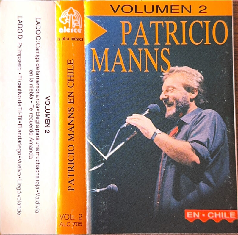 Patricio Manns – En Chile - Volumen 1 y 2 (Ed. 1990 CHI, Blanco) - Imagen 2
