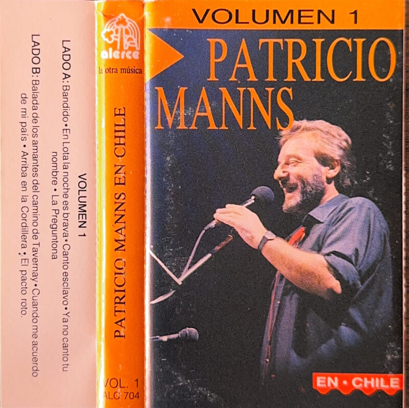 Patricio Manns – En Chile - Volumen 1 y 2 (Ed. 1990 CHI, Blanco)