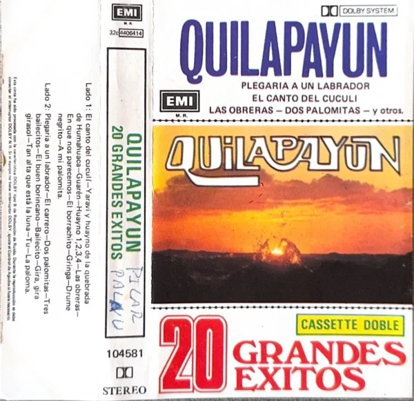 Quilapayún – 20 Grandes Exitos (Ed. 1985 CHI)
