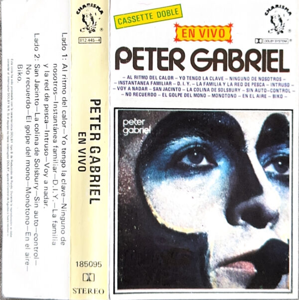 Peter Gabriel – En Vivo (Ed. 1983 CHI)