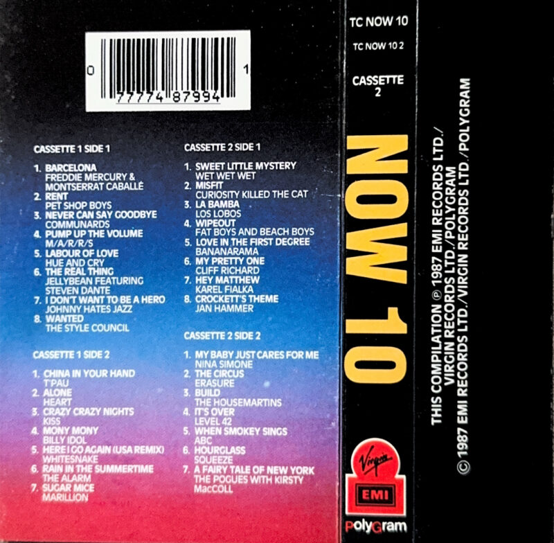 Varios Artistas – Now That's What I Call Music 10 (Ed. 1987 UK) - Imagen 2