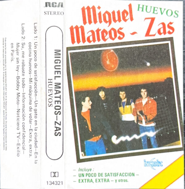 Miguel Mateos - Zas – Huevos (Ed. 1986 CHI)