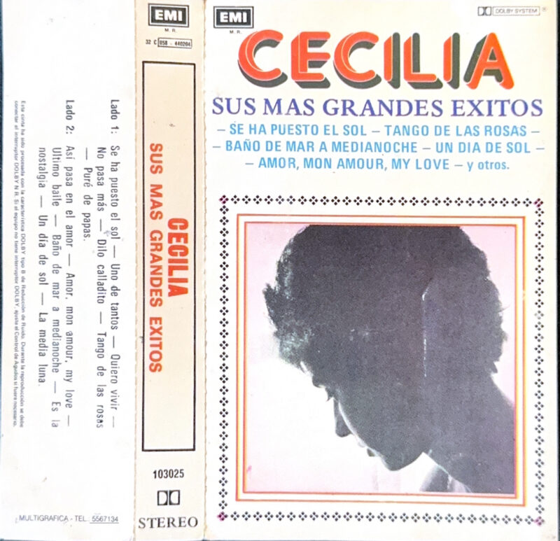Cecilia – Sus Más Grandes Éxitos (Ed. 1980 CHI)