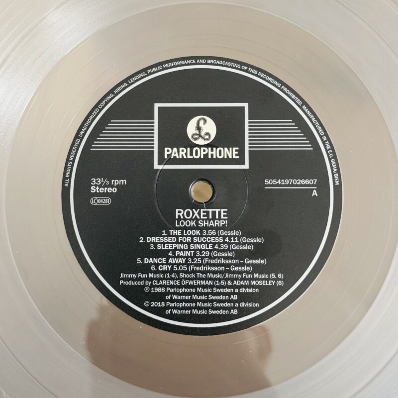 Roxette – Look Sharp! (Ed. 2018 EU, Transparente) - Imagen 4