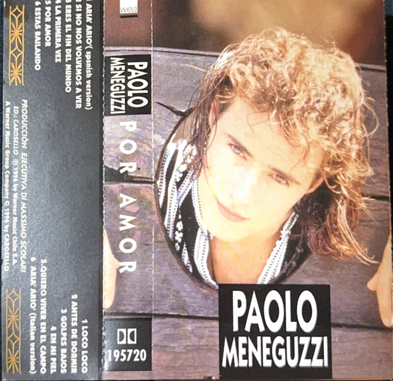 Paolo Meneguzzi ‎– Por Amor (Ed. 1996 CHI)
