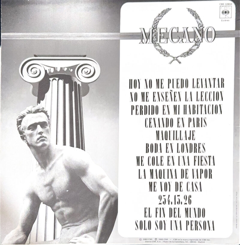Mecano – Mecano (Ed. 1985 ESP) - Imagen 2