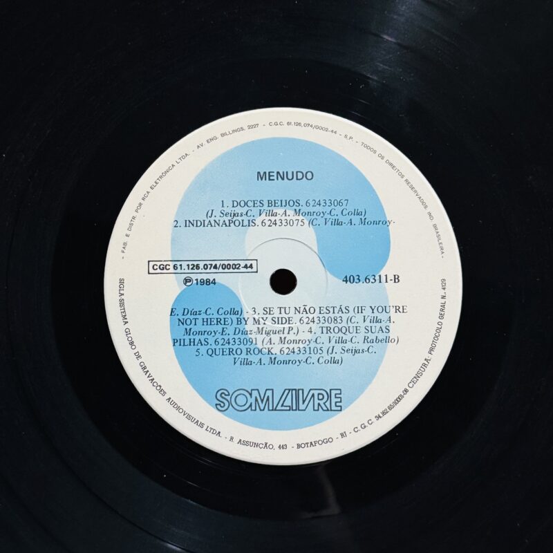 Menudo – Mania (Ed. 1984 BR) - Imagen 4
